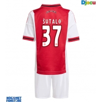 Ajax Josip Sutalo #37 Domaci Dres za djecu 2025-26 Kratak Rukav (+ Kratke hlače)